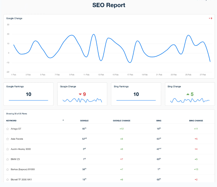 seo report